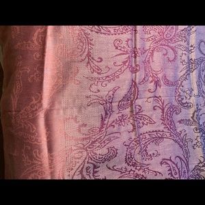 Pashmina purple graduated to pink